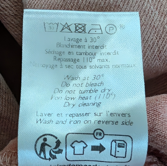 Sezane 70s Feminine Preppy Dreamy Minimalist Romantic Pink Trousers Pants 40 - Picture 10 of 11